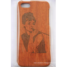 Slick Made Wood Phone Case for iPhone Original Laser Engraved Bamboo Wood Cover